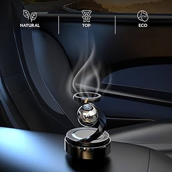 Solar Powered Rotating Car Diffusers