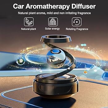 Solar Powered Rotating Car Diffusers