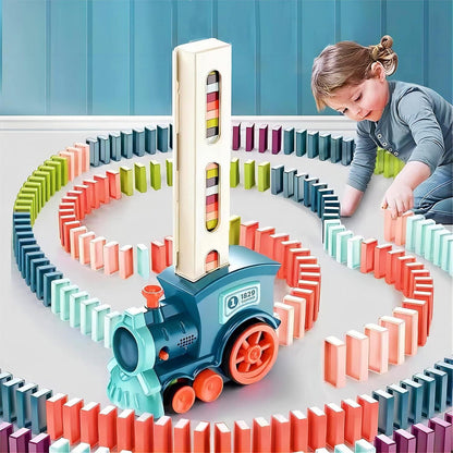 Train Toy Domino Set. BPA-Free Plastic with Sound Effects.